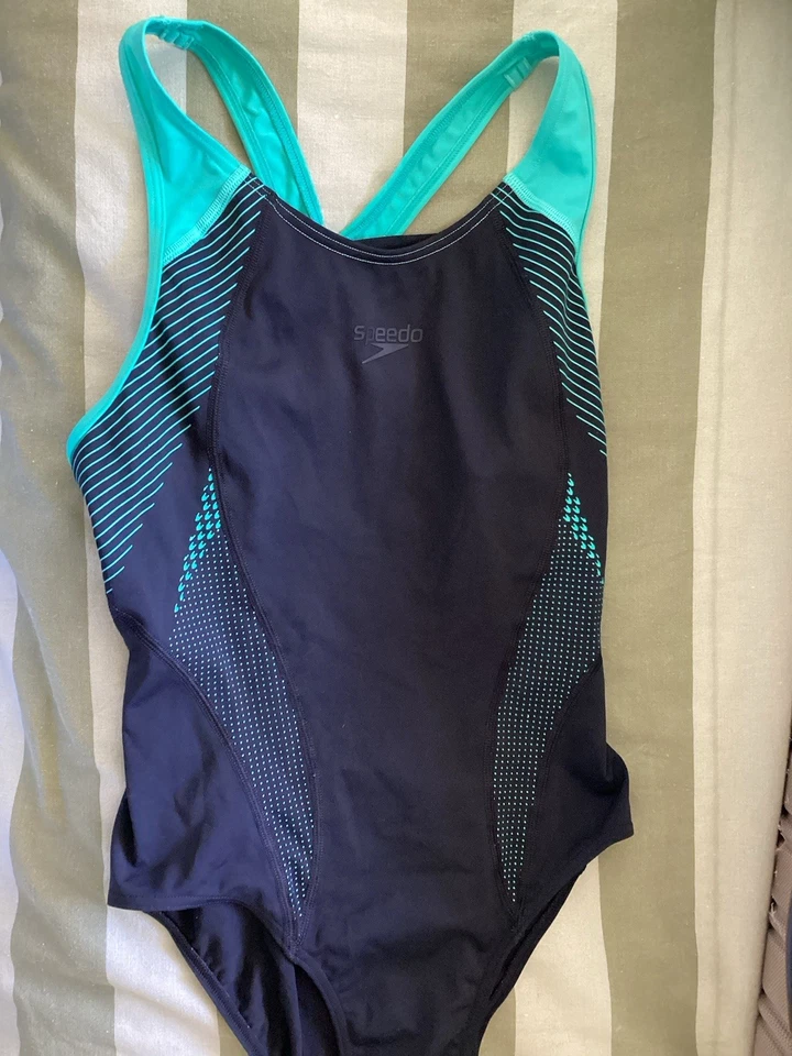 DAMAS SPEEDO ENDURANCE NEGRO/VERDE NADADORES TALLA Foto 2 de 4