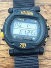 Vintage RARE Timex Magnum 200 Shock Resistant Watch Titanium Maratac Strap