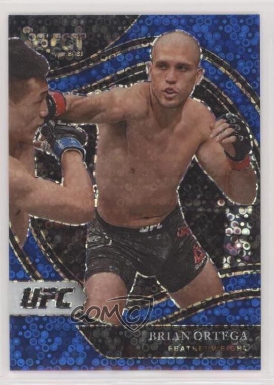 2021 Panini Select UFC Octagonside Blue Disco Prizm 80/99 Brian Ortega #230 n1u