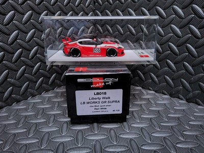 Make Up Eidolon LB-WORKS GR Supra Red/White LB018 1:43