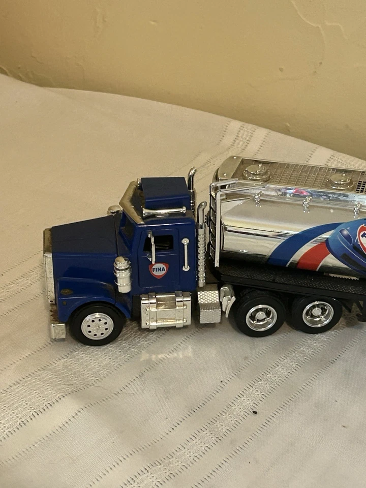 FINA TRACTOR TRAILER TANKER TRUCK GAS FUEL OIL 1997 EQUITY MARKETING REGULAR - Image 3 of 4