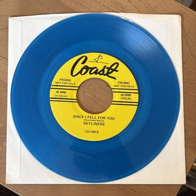 RARE Skyliners PROMO BLUE VINYL Coast Label 45 RPM CO-585GA MInt!