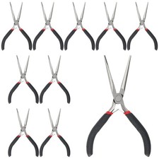 10 PCS 6 Inch Needle Nose Pliers Long Nose Pliers for Jewelry Cutting Bending