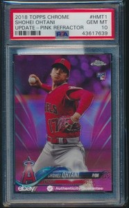 2018 Topps Chrome Update Pink Ohtani for sale | eBay