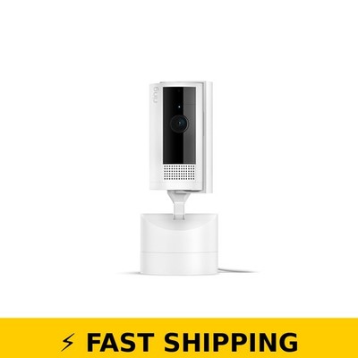 Ring Pan-Tilt Indoor Cam - 360° View, HD Video, White
