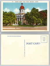 Jackson County Court House Marianna Florida Postcard
