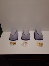 Lot Of 3 Paper Punches Purple - 3 Marvy Uchida Very Nice Used