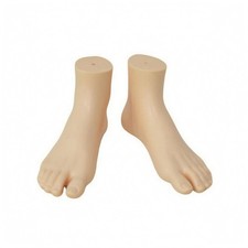PVC Foot Display Model Long-Lasting Toe-Separated Foot Model Fine Workmanship