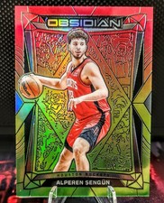 2023-24 Panini Obsidian - Alperen Sengun #81 Electric Etch Reggae Flood /75