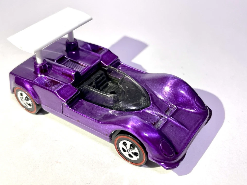 Hot Wheels Chaparral 2G Redline Spectraflame 1968 restaurado púrpura 😈 Foto 2 de 4