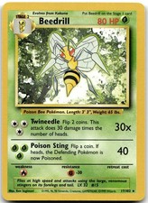 Beedrill 17/102 Rare Base Set Unlimited Pokemon Near Mint on eBay