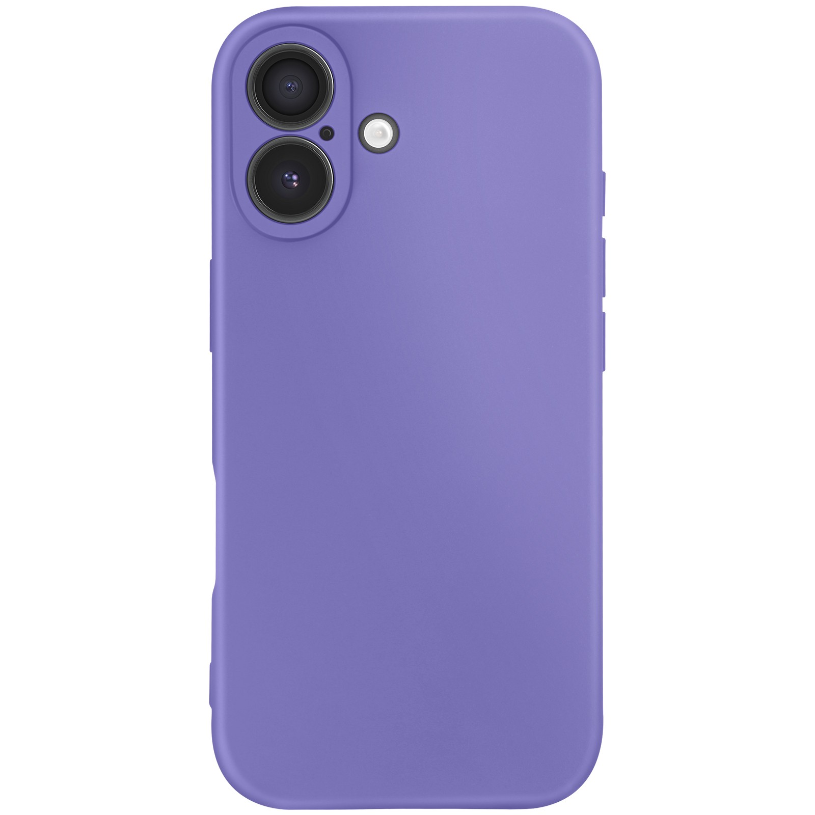 Coque silicone soft-touch violette Avizar pour iPhone 17
