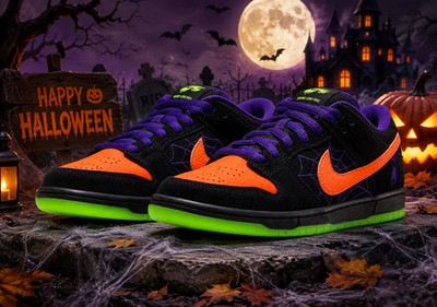 NEW SB DUNK Low Night of Mischief Halloween BQ6817-006 Men's Size US 9/9.5/10