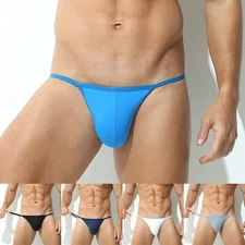 Underwear Men Underpants Man Pouch Bulge Quick Drying String Transparent