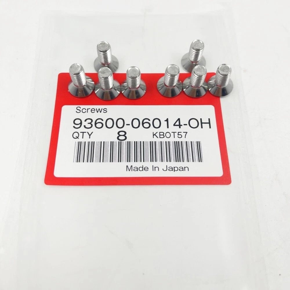 8pcs Screws Rotor Brake Disc Retaining 93600-06014-0H For Honda Accord Civic