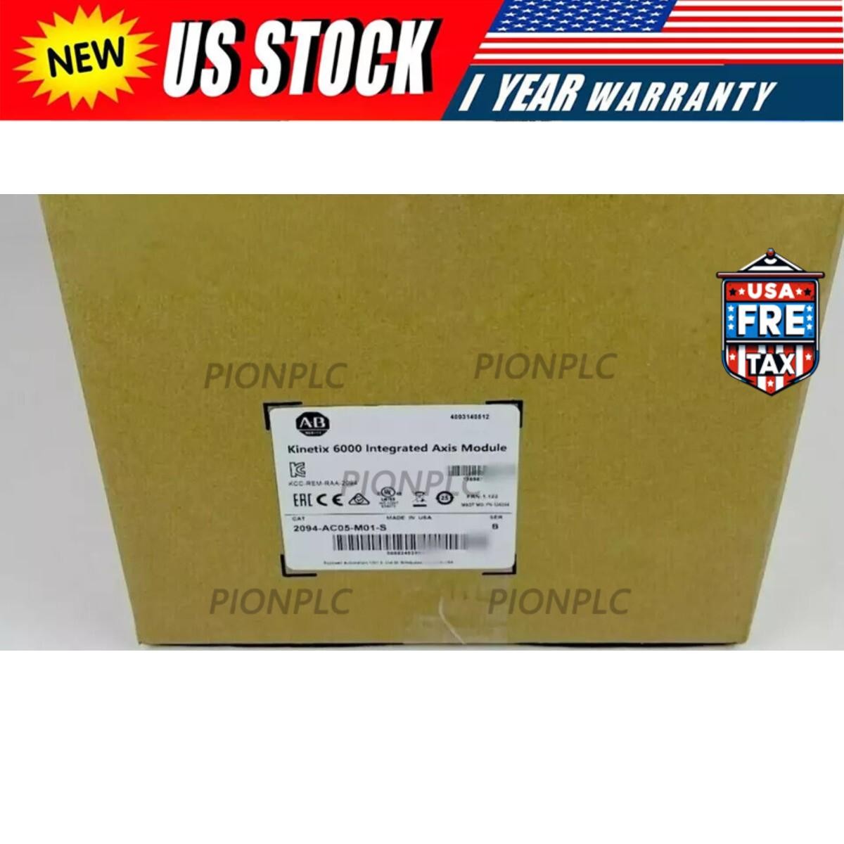 New Sealed AB 2094-AC05-M01-S Kinetix 6000 Integrated Axis Module US Free Tax