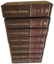 1975 Encyclopedia Britannica Macropaedia Volumes 1 To 8 Brown Leather Set