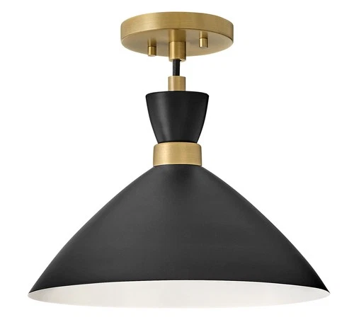 Lark 83257 Simon 1 light 13"W Pendant / Semi-Flush Ceiling - Picture 4 of 13