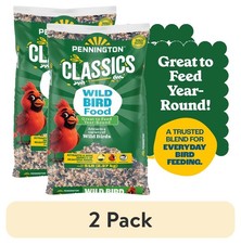 Pennington Classic Dry Wild Bird Feed and Wild Bird Seed, 10 lb. New Bag, 2 Pack
