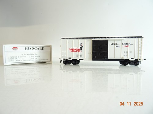 Model Power H0 7976 US gedeckter Güterwagen Operation Lifesaver in OVP BH917 | Zustand: Gebraucht