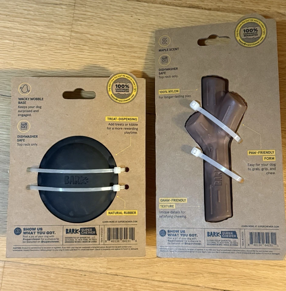 Игрушка для собак Bark Box Super Chewer Fall Fetch Stick и жук Iron Lady 2 игрушки - Изображение 2 из 2