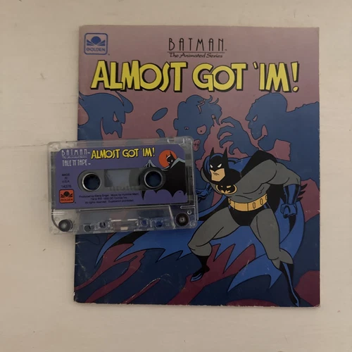 Vintage BATMAN Almost Got 'Im! 1st App Harley Quinn Comic Book/tape Cassette