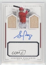 2016 Panini National Treasures 25/99 Stephen Piscotty #PCS-SP Auto 2h4