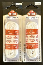KIWI - Sport Oval Athletic Shoe Laces White - 54 Inches, 2 -PAIR New