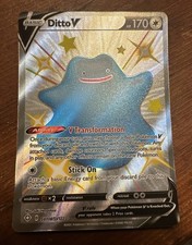 Pokémon TCG Shining Fates Pokémon TCG Ditto V SV118/SV122 Full Art Holo - 1108