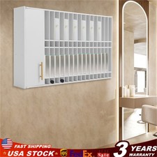 Hair Color Organizer Rack Wall Salon Hair Color Tube Storage Cabinet for Display