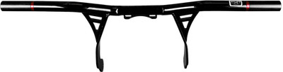 Santoro Fabworx Crash Bar Gloss Black 33in Bagger Softail Dyna SF70040