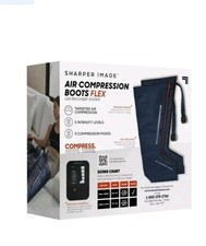 Sharper Image Air Compression Recovery Boots   L/XL   Leg Therapy