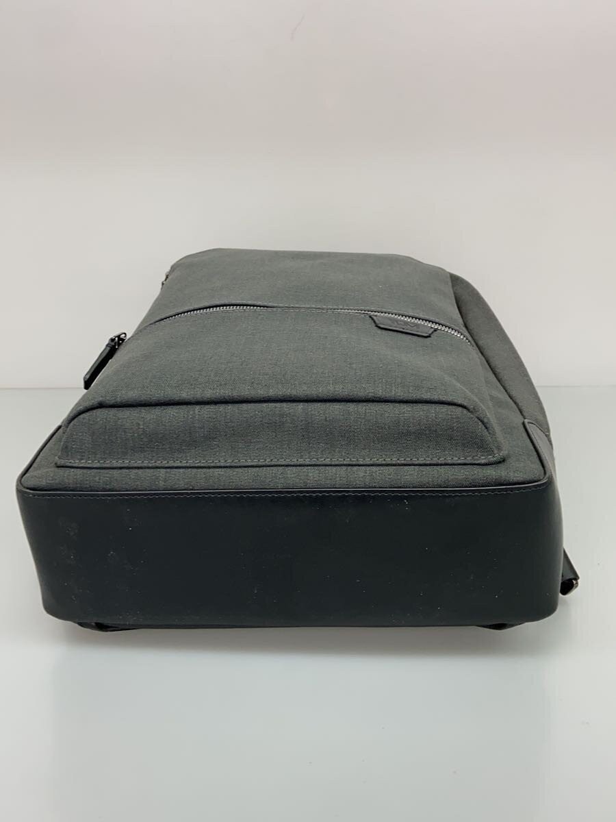 TUMI Backpack Polyester GRY Plain Used - image 4