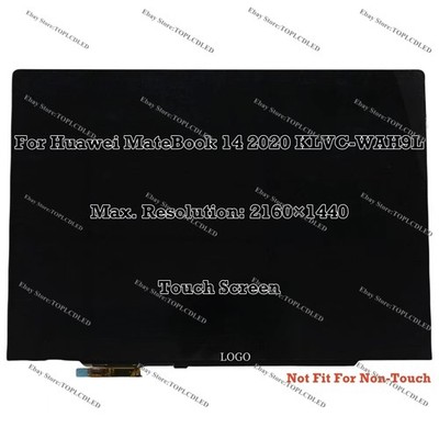 100% sRGB for Huawei MateBook 14 2020 KLVC-WAH9L Touch LCD Screen Assembly Panel