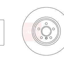 For BMW 7 Series F01 F02 2008 to 2015 BRAKE DISC (FRONT) (SINGLE) DSK3256
