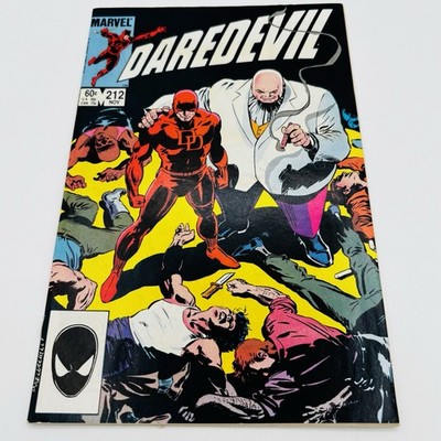 Marvel Comics Daredevil #212 (1984)  VG Full description below
