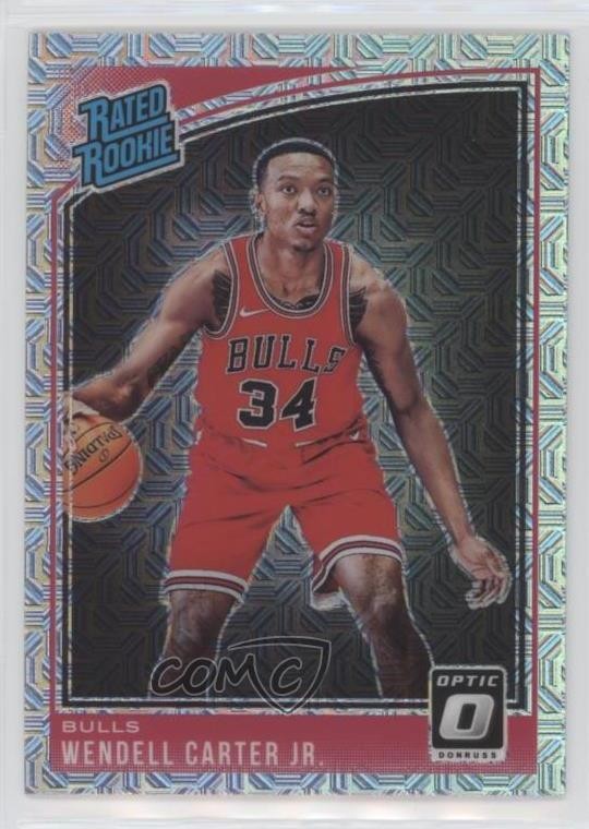 2018 Panini Donruss Optic Rated Rookie Choice Prizm Wendell Carter Jr #170 pl0