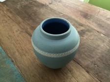 Denver White CO Vintage Art Pottery Matte Blu...