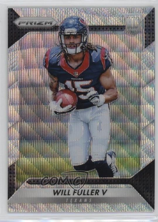 2016 Panini Prizm Rookie Blue Wave Prizm 2/149 Will Fuller V #268 5aj