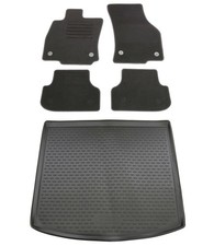 Fußmatten Kofferraumwanne für Seat Leon 3 ST 2013- im Set Automatten Auslage