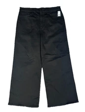 Joe’s Jeans High Rise Wide Leg Ankle Jeans Black Women’s Size 32 (10-12) NEW
