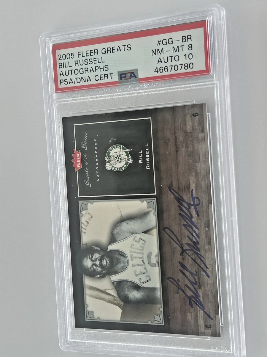 NBAカード Bill Russell autoサイン Bill Russell 2018-19 Court Kings Legacies Signatures Ruby #6 #/25