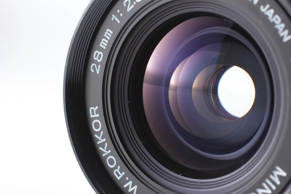 [Casi COMO NUEVO] Lente gran angular Minolta MD W.Rokkor 28 mm f/2,8 de JAPÓN - Imagen 3 de 4