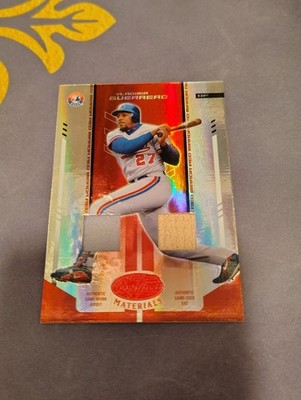 2004 Leaf Certified Materials - Vladimir Guerrero Red Mirror GU Dual Relics /250
