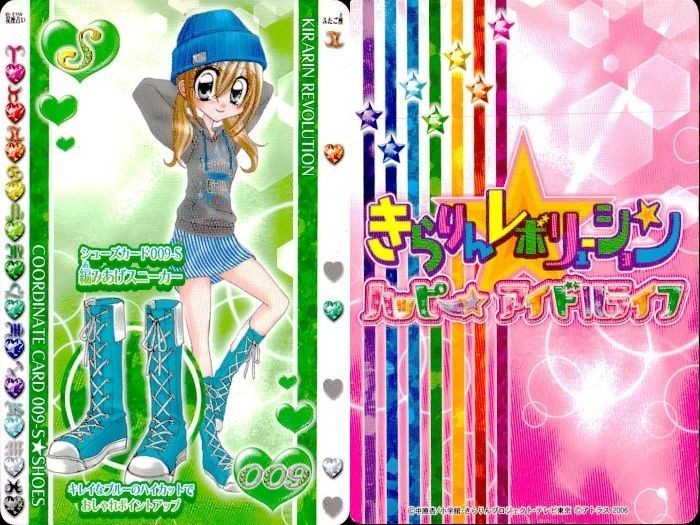 Kirarin Revolution Tops Shoes 9-Card Set Anime Lot TCG | eBay