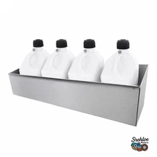 Utility Fuel Jug Rack Holder Shelf 46" Fit 4 Five Gallon Jugs For Trailer Shop
