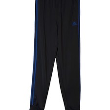 Adidas Classic 3-Stripes Tricot Jogger Pants Black/Blue Boys' XL 18/20