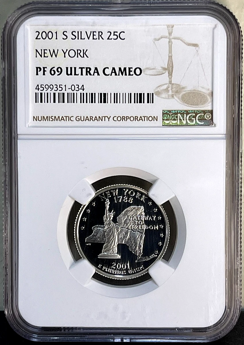 Proof Silver PR 69 NGC US State Quarters 1999-2008 for sale | eBay