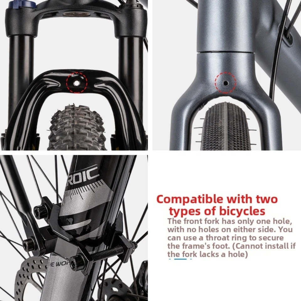 Frameless Front Rack Bike Front Rack Bike Commuting Strong Load-bearing - Image 4 of 4