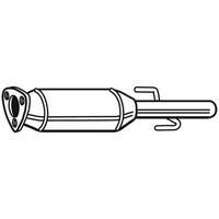Walker Ruß-/Partikelfilter Abgasanlage FüR Opel Astra H L48 1.3 Cdti L35 L08
